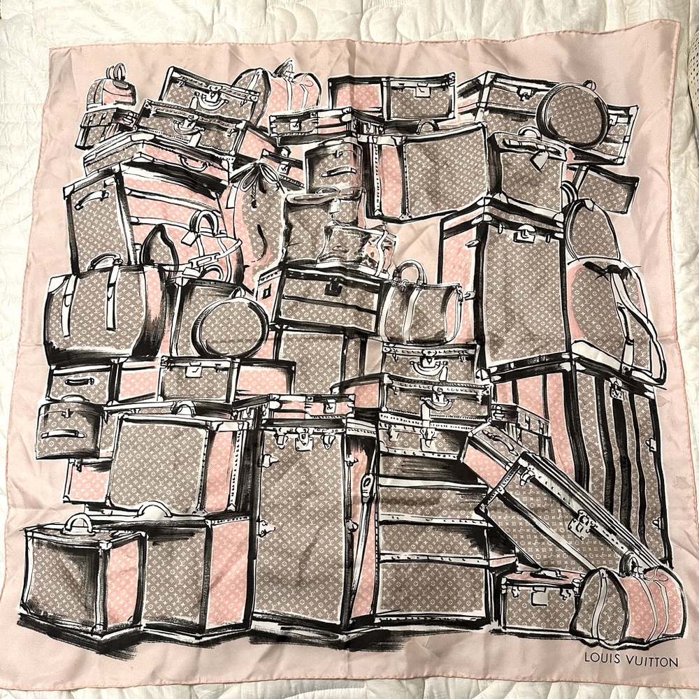 Louis Vuitton silk scarf